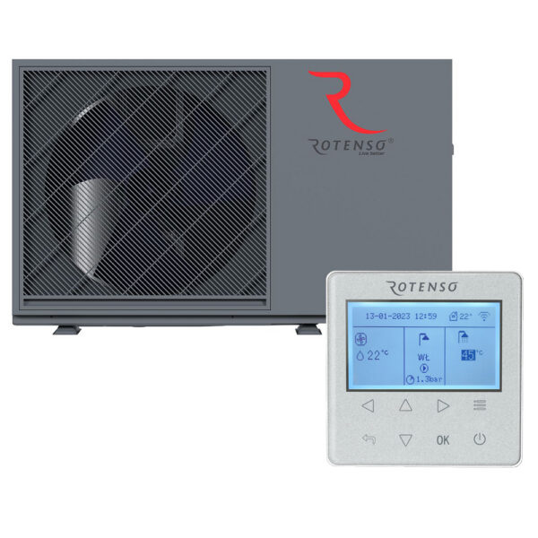 Rotenso Airmi Monoblock Wi-Fi 10kW Luft-Wasser-Wärmepumpe - grau – Bild 1