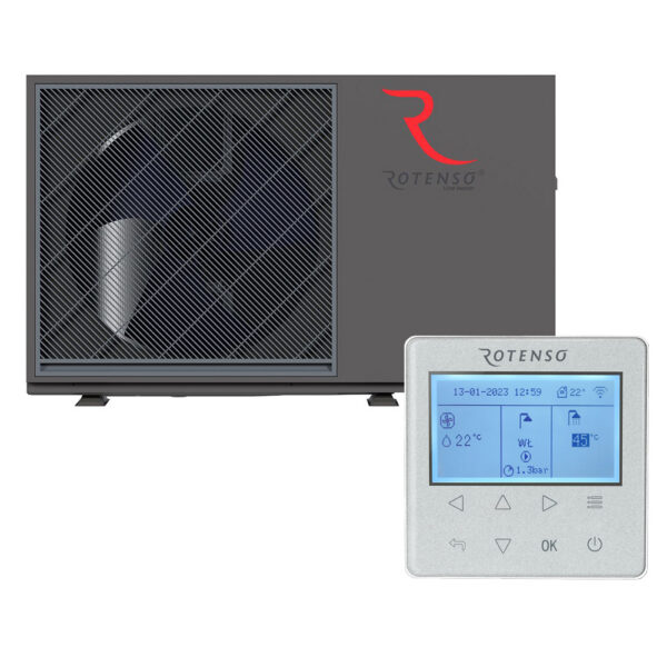Rotenso Airmi Monoblock Wi-Fi 10kW Luft-Wasser-Wärmepumpe - Graphit – Bild 1