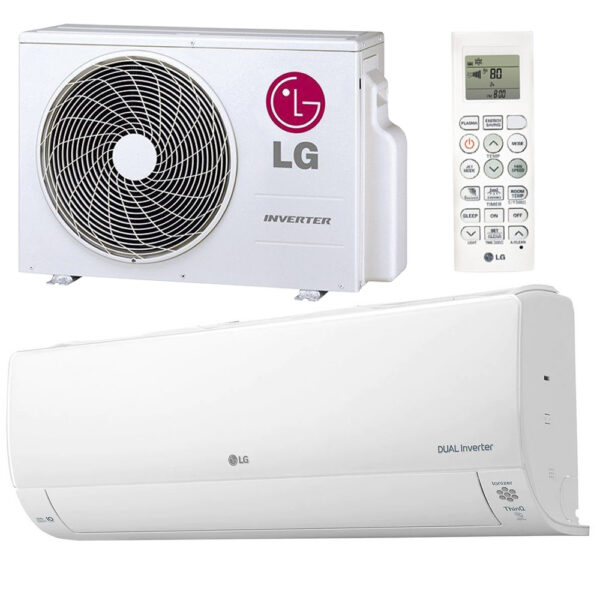 LG Deluxe Luftwärmepumpe/Klimaanlage UVnano™ DUAL Inverter mit Wi-Fi-Reinigung 3,5 kW 35 m2 – Bild 1