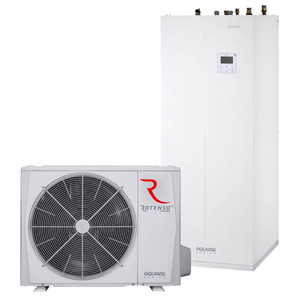 Rotenso Aquami All in Split Hydrobox Wi-Fi 4kW Luft-Wasser-Wärmepumpe mit 190 Liter Warmwasserspeicher – Bild 1