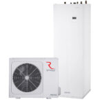 Rotenso Aquami All in Split Hydrobox Wi-Fi 14kW Luft-Wasser-Wärmepumpe mit 240 Liter Warmwasserspeicher