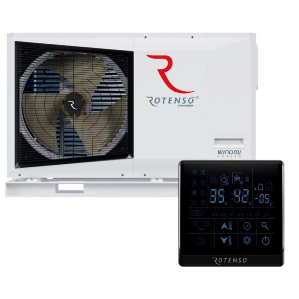 Rotenso Windmi Monoblock Wi-Fi 8kW luft/vatten-värmepump - Bild 1