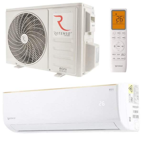 Rotenso Roni WiFi Luftwärmepumpe/Klimaanlage 3,4kW bis 40 m2 – Bild 1