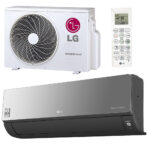 LG Artcool Mirror Luft-Wärmepumpe/Klimaanlage UVnano™ DUAL Inverter mit Wi-Fi-Reinigung 3,5 kW 35 m2