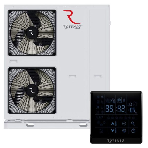 Rotenso Windmi Monoblock Wi-Fi 14kW luft/vatten-värmepump - Bild 1